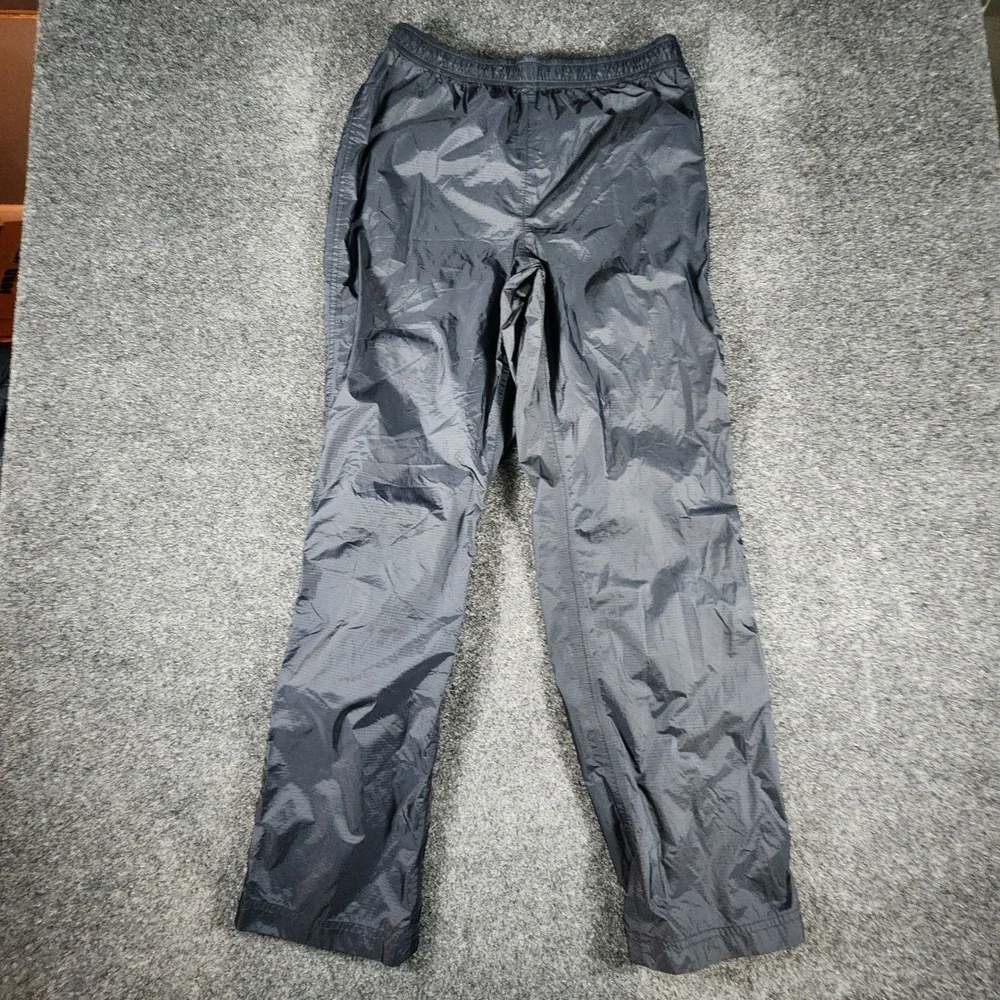 LL Bean Nylon Waterproof Rain Pants Mens Small Regular Black Ripstop  268268